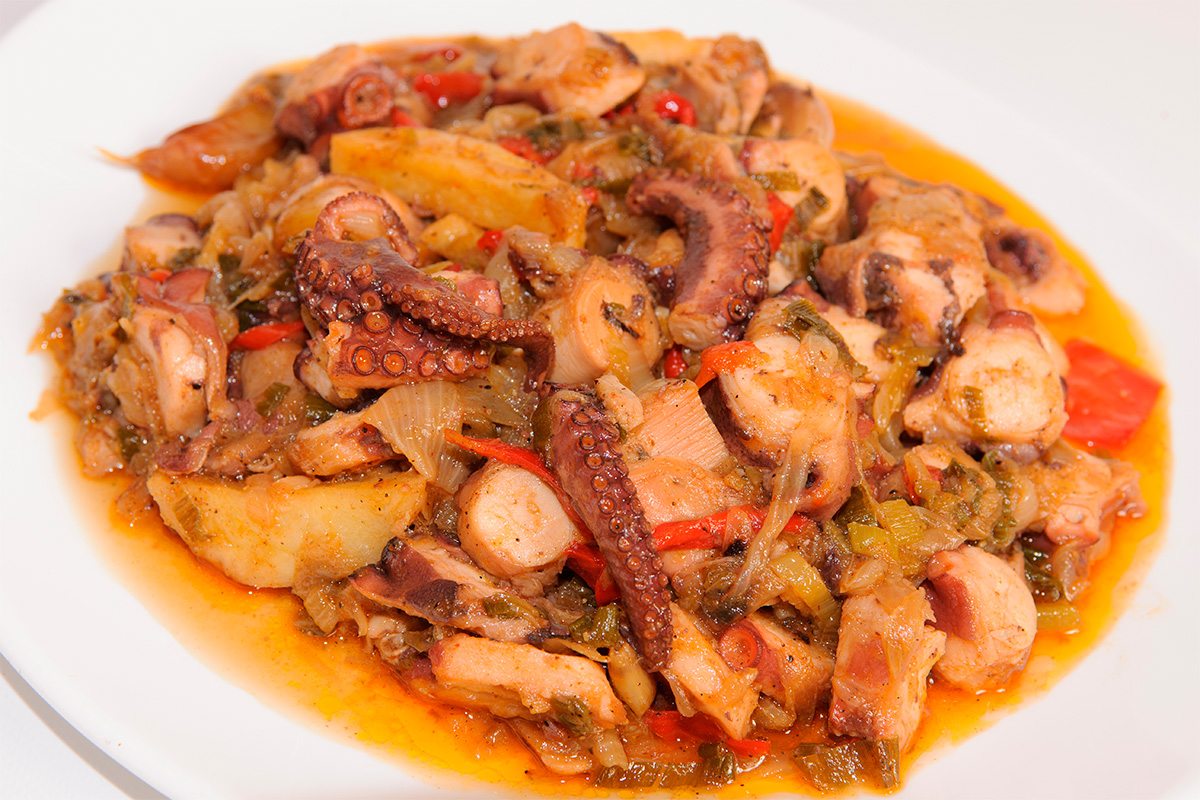 Frita de pulpo - Forn Can Bufí